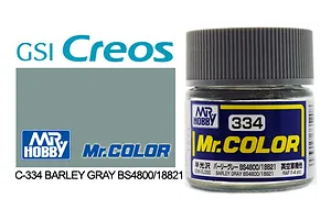 Mr Color Barley Grey BS4800/18B21 Semi Gloss Acrylic Paint 10ml
