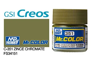 Mr Color Zinc Chromate Type I FS34151 Acrylic Paint 10ml