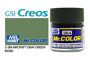 Mr Color Air Grey Green BS283 Acrylic Paint 10ml