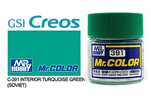 Mr Color Russian Interior Turquoise Green Acrylic Paint 10ml