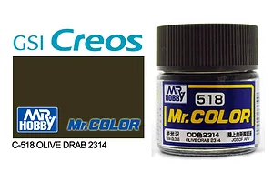 Mr Color Olive Drab 2314 Acrylic Paint 10ml