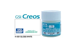 Mr Hobby Aqueous Gloss White Acrylic Paint 10ml