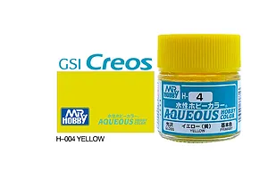 Mr Hobby Aqueous Gloss Yellow Acrylic Paint 10ml