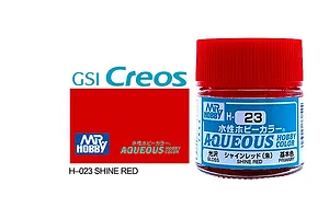 Mr Hobby Aqueous Gloss Shine Red Acrylic Paint 10ml