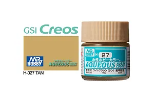 Mr Hobby Aqueous Gloss Tan Acrylic Paint 10ml