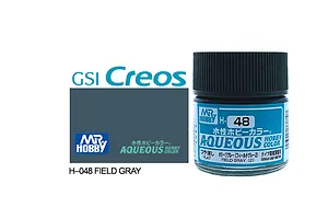 Mr Hobby Aqueous Gloss Field Grey Acrylic Paint 10ml