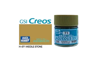 Mr Hobby Aqueous Semi Gloss Middle Stone Acrylic Paint 10ml
