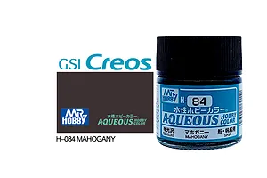 Mr Hobby Aqueous Semi Gloss Mahogany Acrylic Paint 10ml