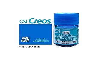 Mr Hobby Aqueous Gloss Clear Blue Acrylic Paint 10ml