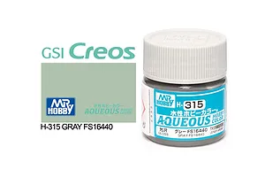 Mr Hobby Aqueous Gloss Grey FS16440 Acrylic Paint 10ml