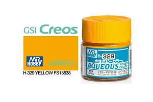 Mr Hobby Aqueous Gloss Yellow FS13538 Acrylic Paint 10ml