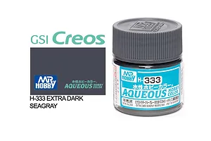 Mr Hobby Aqueous Semi Gloss Dark Sea Grey Acrylic Paint 10ml
