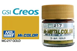 Mr Hobby Metal Gold Metallic Acrylic Paint 10ml