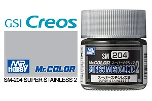 Mr Hobby Super Metal Stainless Steel 2 Metallic Paint 10ml