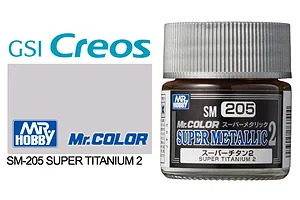 Mr Hobby Super Metal Titanium 2 Metallic Paint 10ml