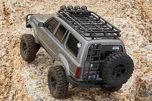 FMS FCX18 Toyota Land Cruiser 80 RC Rock Crawler Electric 4WD 1/18 Scale RTR - Grey image 85834