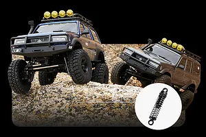 FMS FCX18 Toyota Land Cruiser 80 RC Rock Crawler Electric 4WD 1/18 Scale RTR - Grey image 85839