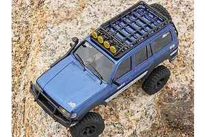 FMS FCX18 Toyota Land Cruiser 80 RC Rock Crawler Electric 4WD 1/18 Scale RTR - Blue image 85864
