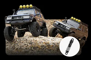FMS FCX18 Toyota Land Cruiser 80 RC Rock Crawler Electric 4WD 1/18 Scale RTR - Blue image 85874