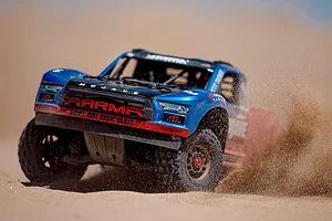 ARRMA Mojave 4X4 4S BLX RC Short Course Truck Electric Brushless 4WD 1/8 Scale RTR - Blue image 86046