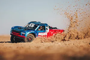ARRMA Mojave 4X4 4S BLX RC Short Course Truck Electric Brushless 4WD 1/8 Scale RTR - Blue image 86048