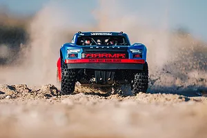 ARRMA Mojave 4X4 4S BLX RC Short Course Truck Electric Brushless 4WD 1/8 Scale RTR - Blue image 86051