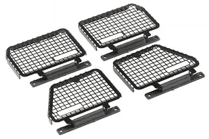 GPM Black Stainless Steel Window Guards Set