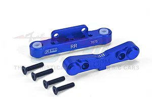 GPM Blue Aluminium Rear Lower Suspension Arm Pin Mounts 2Pcs image 86126