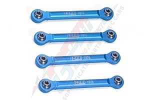 GPM Aluminium Rear Swing Arm Linkages 4Pcs - Sky Blue