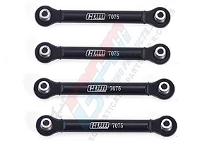 GPM Aluminium Rear Swing Arm Linkages 4Pcs - Black