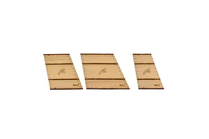 Artesania Latina 8mm Micro Easy Ratlines Templates 3Pcs image 86267