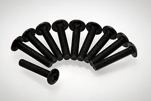 HSP 3x15mm Fine Thread Button Head Screws 10Pcs