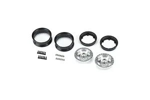 Pro-Line 1.9" Silver Aluminium Crestline Crawler Beadlocked Rims 2Pcs image 86293