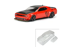 Pro-Line 1/7 Dodge Challenger SRT Demon Unpainted Body Shell - Clear image 86348