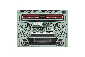 Pro-Line 1/7 Dodge Challenger SRT Demon Unpainted Body Shell - Clear image 86354