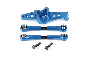 Rovan Blue Aluminium Dual Steering Mounts Set