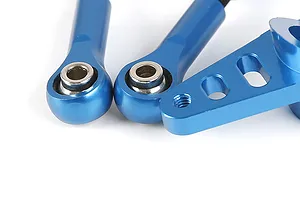 Rovan Blue Aluminium Dual Steering Mounts Set image 8