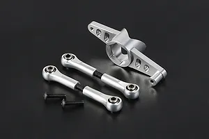 Rovan Silver Aluminium Dual Steering Mounts Set image 4