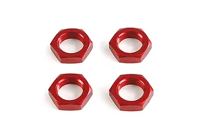 Rovan Red Aluminium 18mm (24mm Hex) Wheel Nuts 4Pcs image 86459