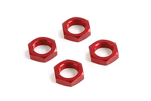 Rovan Red Aluminium 18mm (24mm Hex) Wheel Nuts 4Pcs image 86460