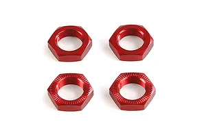 Rovan Red Aluminium 18mm (24mm Hex) Wheel Nuts 4Pcs image 86462