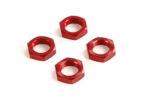 Rovan Red Aluminium 18mm (24mm Hex) Wheel Nuts 4Pcs image 86463