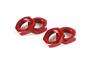 Rovan Red Aluminium 18mm (24mm Hex) Wheel Nuts 4Pcs image 86465
