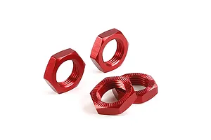 Rovan Red Aluminium 18mm (24mm Hex) Wheel Nuts 4Pcs image 86466