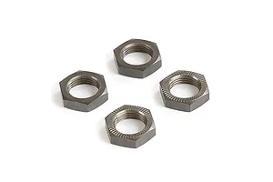 Rovan Gunmetal Aluminium 18mm (24mm Hex) Wheel Nuts 4Pcs image 86479