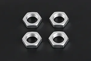 Rovan Silver Aluminium 18mm (24mm Hex) Wheel Nuts 4Pcs image 86483