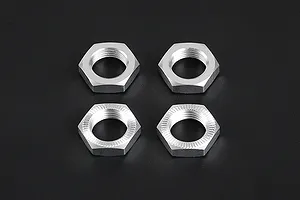 Rovan Silver Aluminium 18mm (24mm Hex) Wheel Nuts 4Pcs image 86486