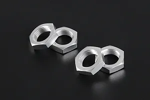 Rovan Silver Aluminium 18mm (24mm Hex) Wheel Nuts 4Pcs image 86489