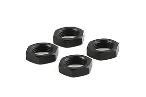 Rovan Black Aluminium 18mm (24mm Hex) Wheel Nuts 4Pcs image 86493