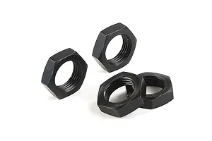 Rovan Black Aluminium 18mm (24mm Hex) Wheel Nuts 4Pcs image 86498